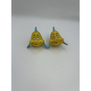 Lot Of 2 Disney Flounder Squirt Toys